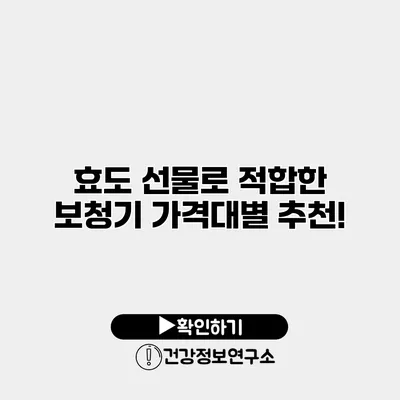 효도 선물로 적합한 보청기 가격대별 추천!